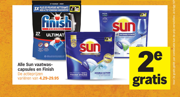 Sun   vaatwasmiddel folder aanbieding bij  Albert&nbsp;Heijn - details