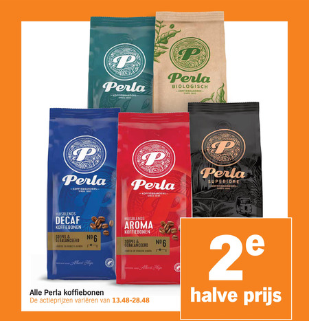 Perla   koffiebonen folder aanbieding bij  Albert&nbsp;Heijn - details