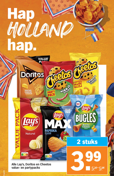 Cheetos   zoutje, chips folder aanbieding bij  Albert&nbsp;Heijn - details