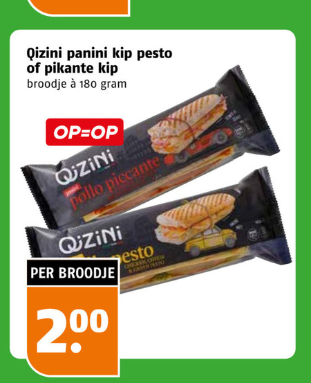 Qizini   panini  folder aanbieding bij  Poiesz - details