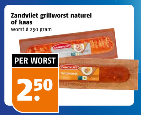 Zandvliet   grillworst folder aanbieding bij  Poiesz - details