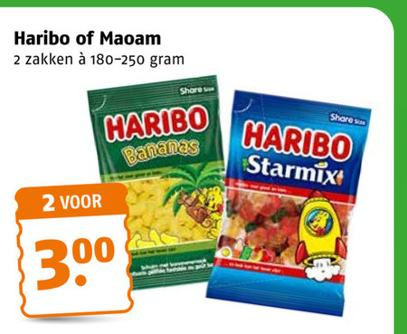 Haribo   snoep folder aanbieding bij  Poiesz - details