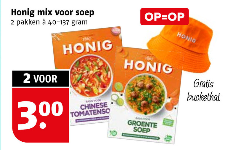honig soep 2 300 1867 mix pakken base chinese tomatensoep bars groente folder aanbieding bij Poiesz Honig soep folder aanbieding bij Poiesz - details