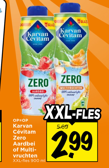 Karvan Cevitam   limonadesiroop folder aanbieding bij  Vomar - details
