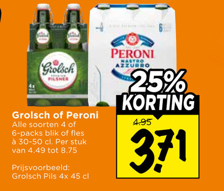Grolsch   speciaalbier, blikje bier folder aanbieding bij  Vomar - details