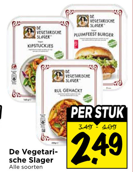 De vegetarische Slager   vegetarisch folder aanbieding bij  Vomar - details