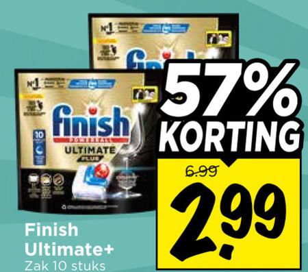 Finish   vaatwasmiddel folder aanbieding bij  Vomar - details