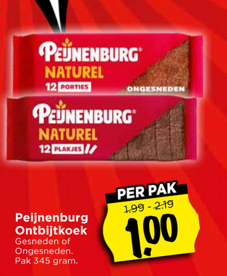 Peijnenburg   ontbijtkoek folder aanbieding bij  Vomar - details
