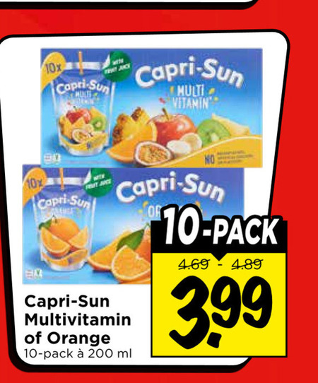 Capri-Sun   fruitdrank folder aanbieding bij  Vomar - details