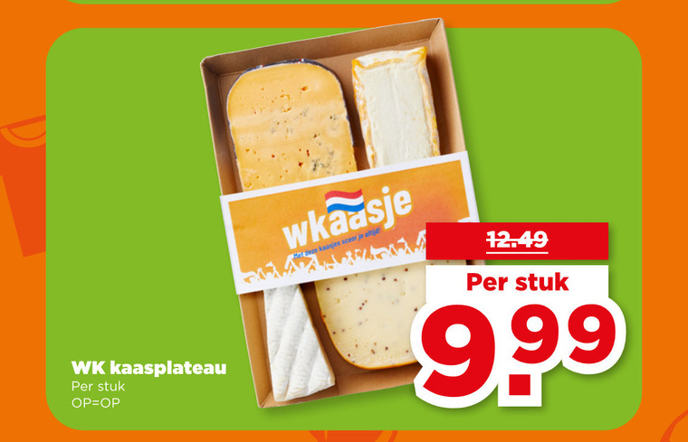 buitenlandse kaas kaasplateau stuk kaasjes scoor folder aanbieding bij Plus