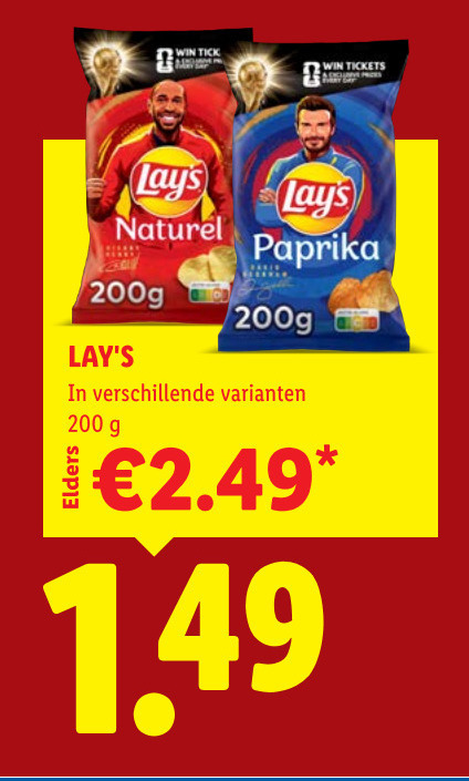 Lays   chips folder aanbieding bij  Lidl - details