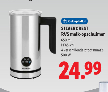 SilverCrest   melkopschuimer folder aanbieding bij  Lidl - details