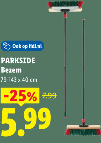 Parkside   tuinbezem folder aanbieding bij  Lidl - details