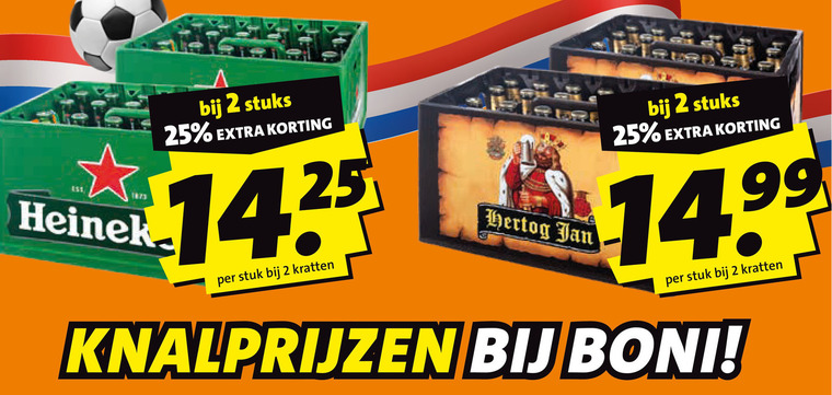 Hertog Jan   krat bier folder aanbieding bij  Boni - details