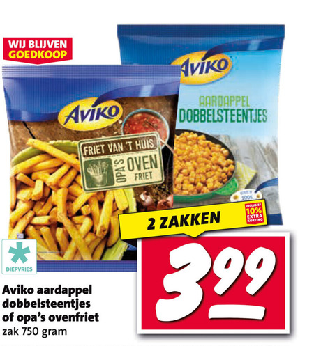 Aviko   patat folder aanbieding bij  Nettorama - details