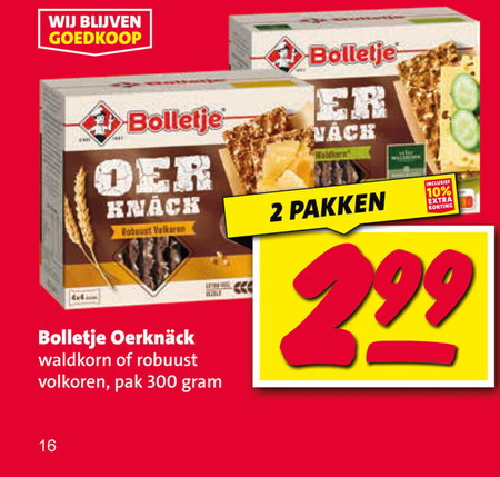 Bolletje   knackebrod folder aanbieding bij  Nettorama - details