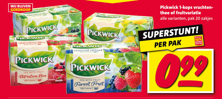 Pickwick   thee folder aanbieding bij  Nettorama - details