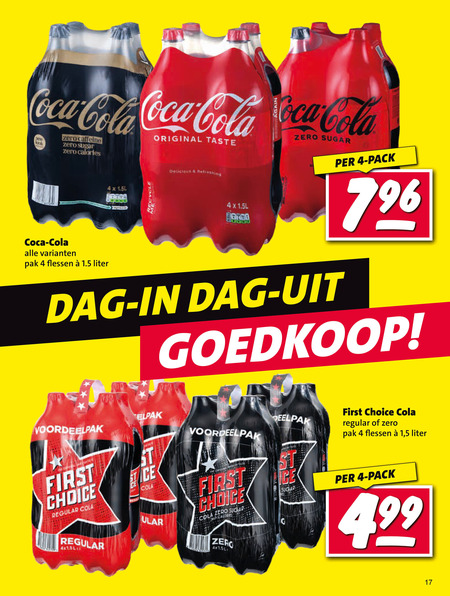 First Choice   cola folder aanbieding bij  Nettorama - details