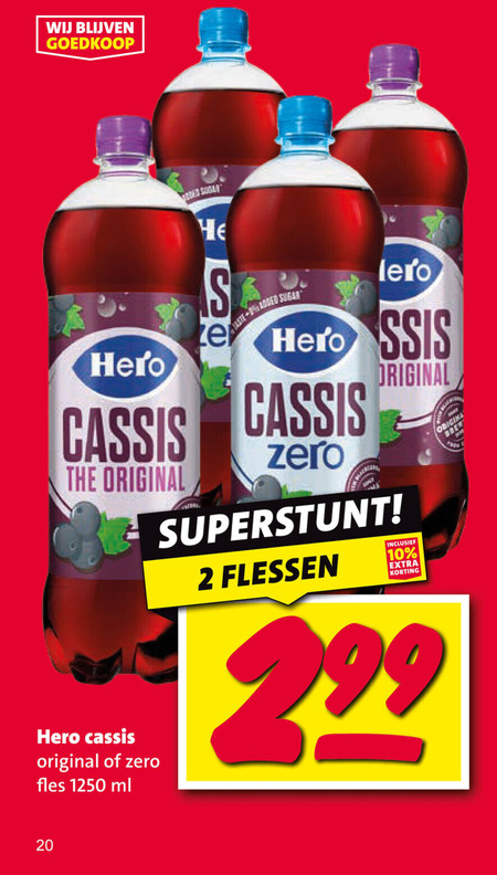 Hero   frisdrank folder aanbieding bij  Nettorama - details
