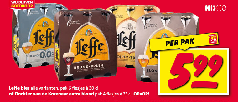 Leffe   speciaalbier folder aanbieding bij  Nettorama - details