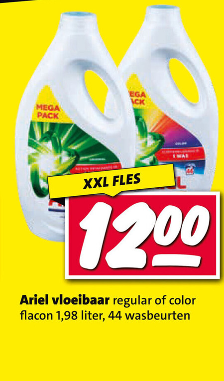 Ariel   wasmiddel folder aanbieding bij  Nettorama - details