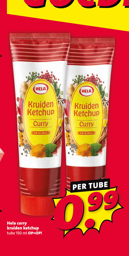 Hela   curryketchup folder aanbieding bij  Nettorama - details