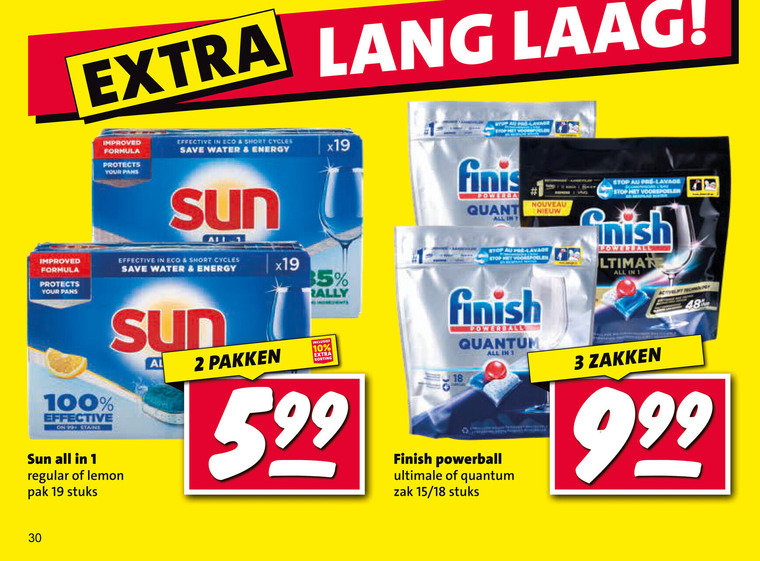 Sun   vaatwasmiddel folder aanbieding bij  Nettorama - details
