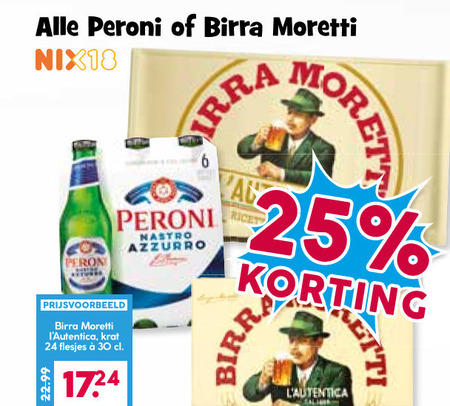 Peroni   krat bier, speciaalbier folder aanbieding bij  Boons&nbsp;Markt - details