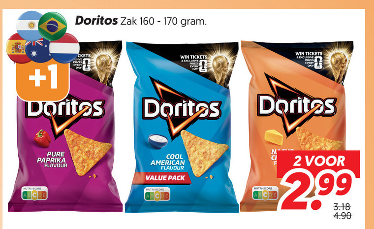 Doritos   chips folder aanbieding bij  Dekamarkt - details