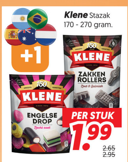 Klene   drop folder aanbieding bij  Dekamarkt - details