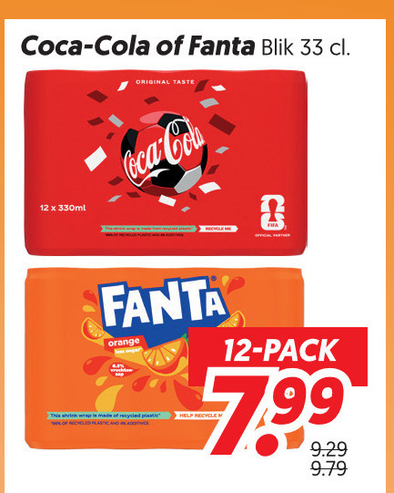 Fanta   frisdrank, cola folder aanbieding bij  Dekamarkt - details