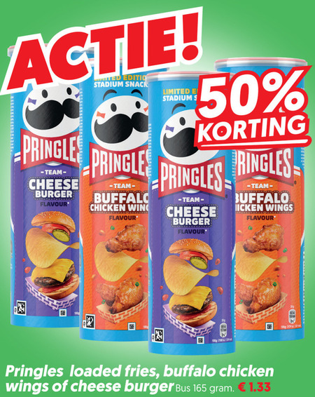 Pringles   chips folder aanbieding bij  Dekamarkt - details