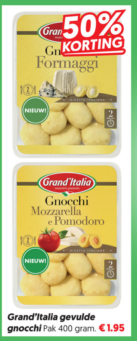 Grand Italia   gnocchi  folder aanbieding bij  Dekamarkt - details