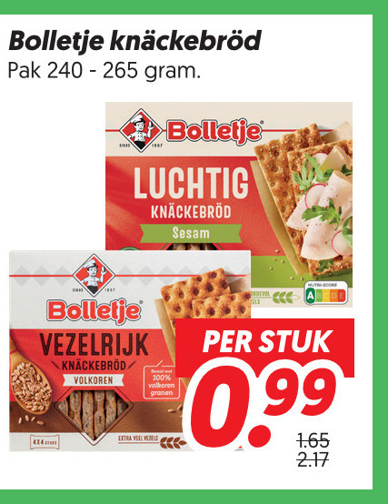 Bolletje   knackebrod folder aanbieding bij  Dekamarkt - details