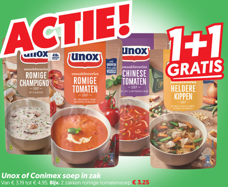 Unox   soep folder aanbieding bij  Dekamarkt - details