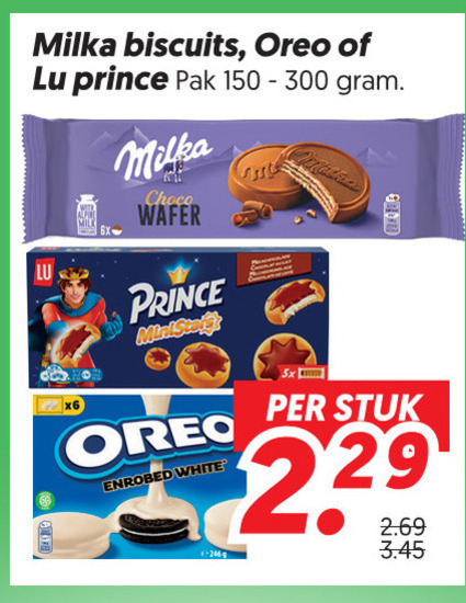 Oreo   biscuits folder aanbieding bij  Dekamarkt - details