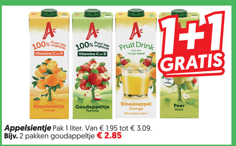 Appelsientje   fruitdrank folder aanbieding bij  Dekamarkt - details