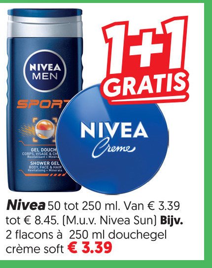 Nivea   douchegel folder aanbieding bij  Dekamarkt - details