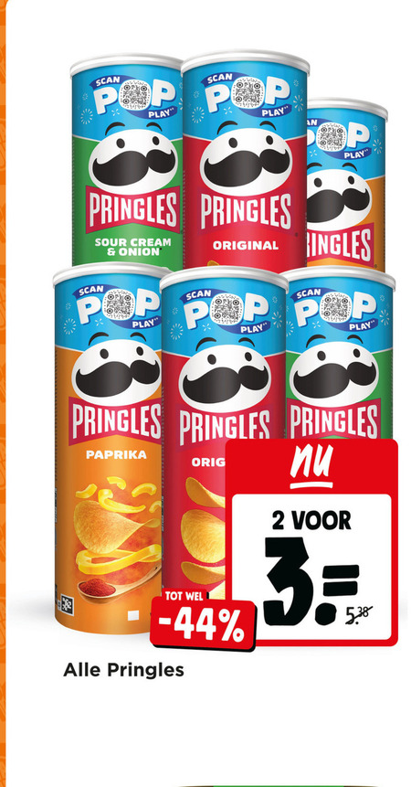 Pringles   chips folder aanbieding bij  Jumbo - details