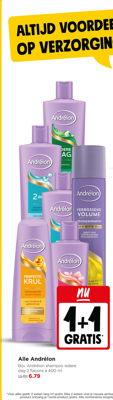 Andrelon   conditioner, shampoo folder aanbieding bij  Jumbo - details
