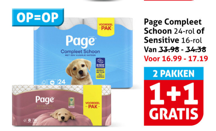 Page   toiletpapier folder aanbieding bij  Hoogvliet - details