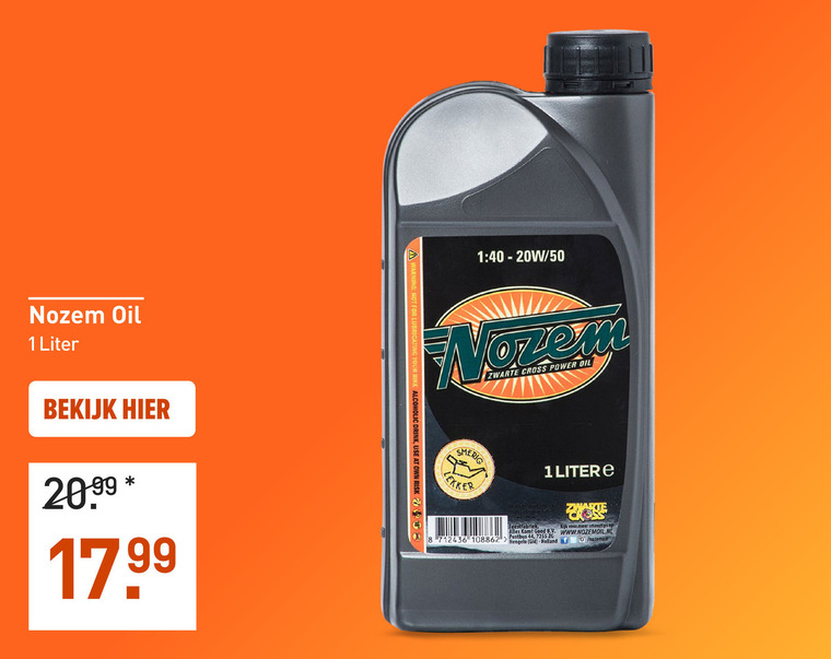 Nozem Oil   likeur folder aanbieding bij  Gall&nbsp;&&nbsp;Gall - details