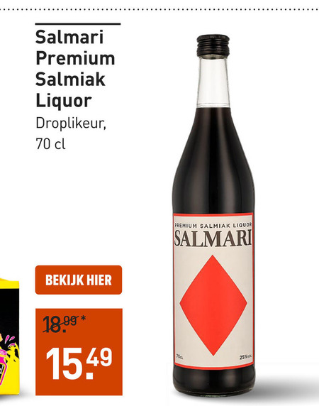 likeur 25 premium salmiak liquor droplikeur bekijk folder aanbieding bij Gall & Gall