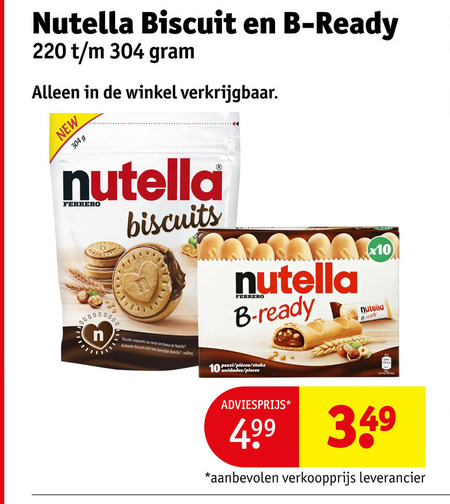 Nutella   biscuits folder aanbieding bij  Kruidvat - details