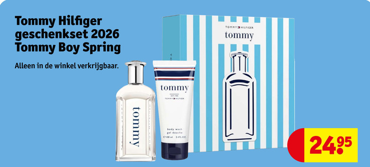 Tommy Hilfiger   geschenkset folder aanbieding bij  Kruidvat - details