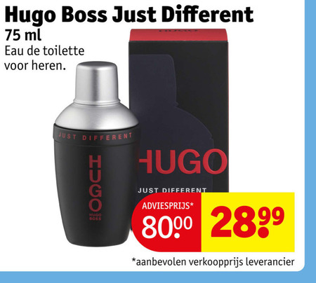 Hugo Boss   eau de toilette folder aanbieding bij  Kruidvat - details