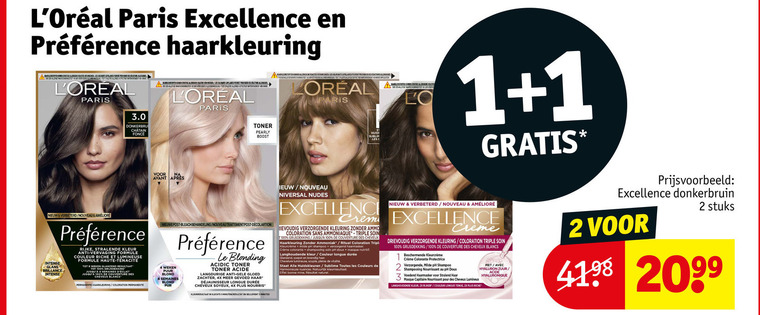 L Oreal   haarkleuring folder aanbieding bij  Kruidvat - details