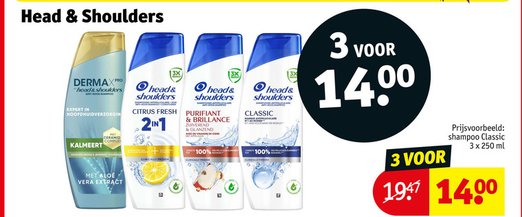 Head and Shoulders   shampoo folder aanbieding bij  Kruidvat - details