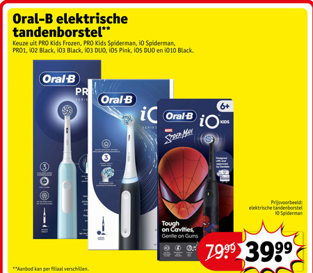 Braun Oral-B   electrische tandenborstel folder aanbieding bij  Kruidvat - details