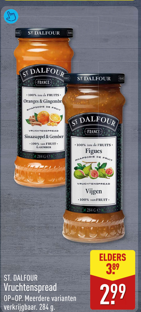 St Dalfour   jam folder aanbieding bij  Aldi - details
